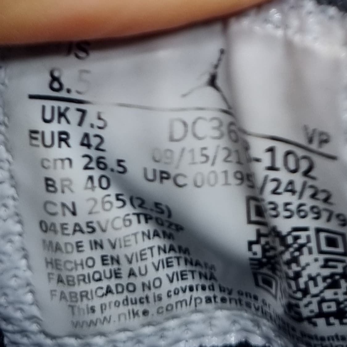 나이키 와이낫제로5 농구화265 상품이미지6