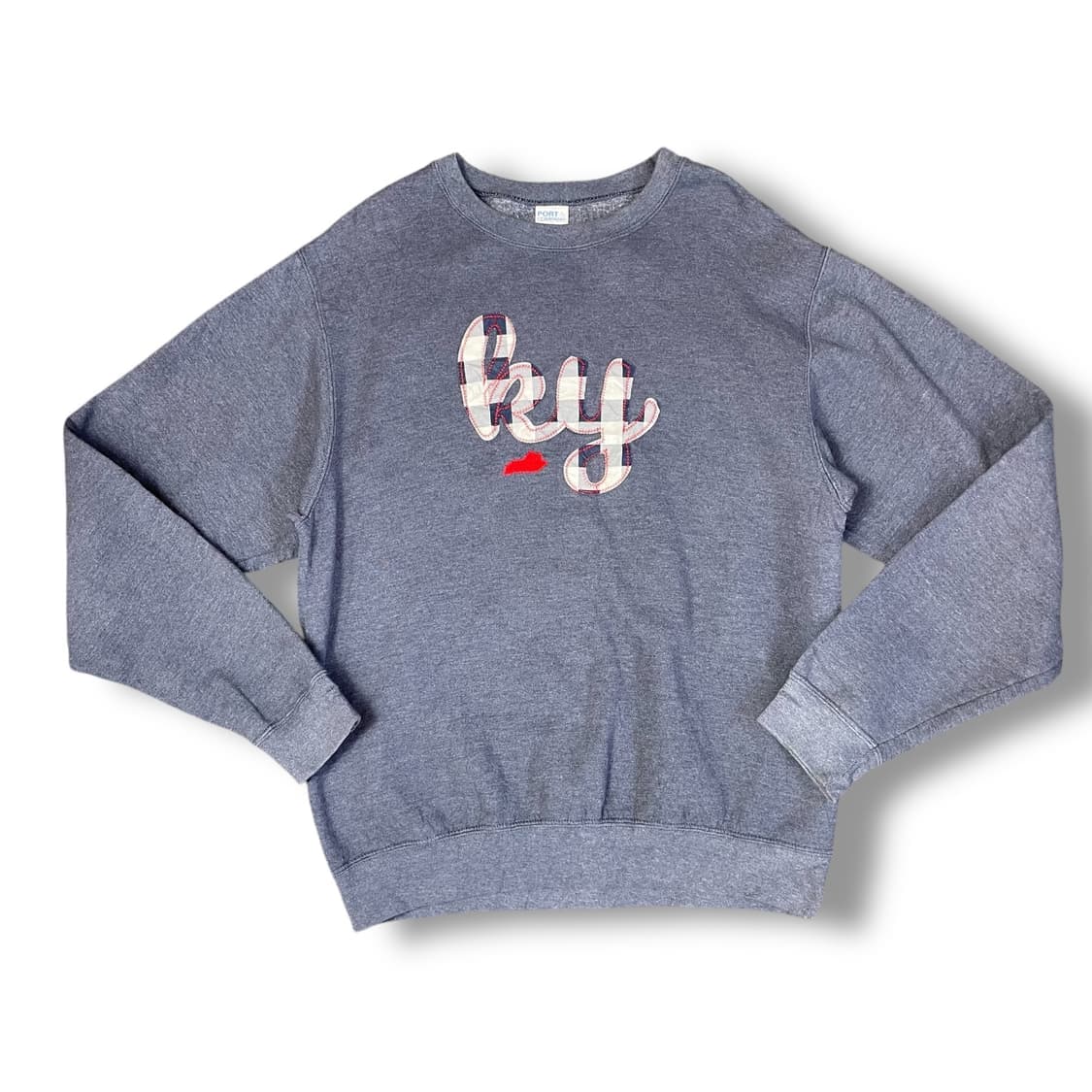 빈티지 패치 기모 맨투맨 상품이미지1