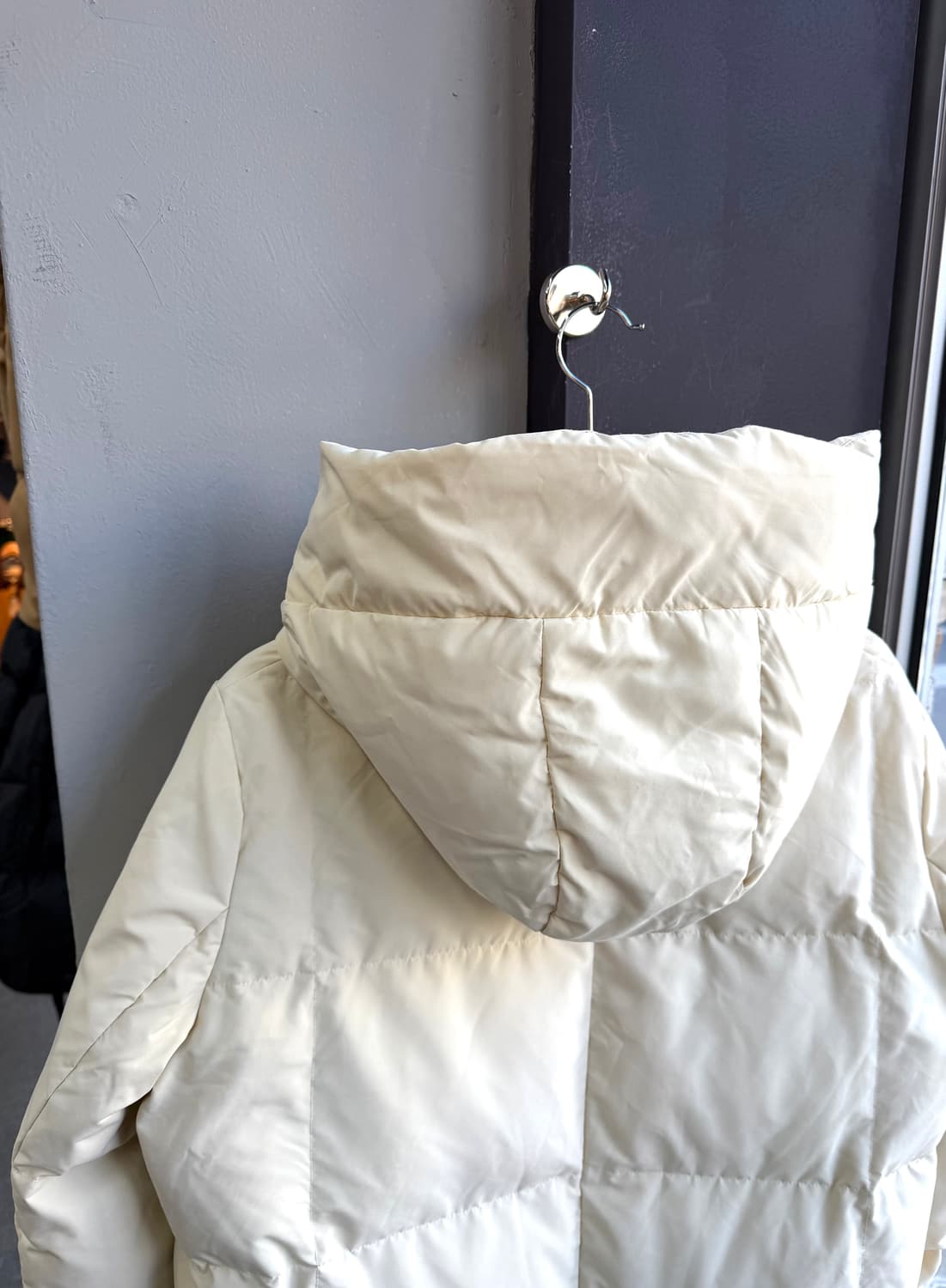 34/ 질샌더 2020 퀄팅 다운 후디드 스탭 롱패딩 상품이미지8