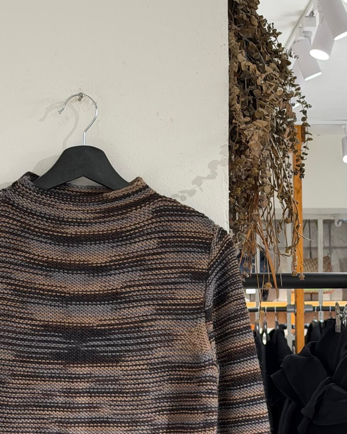 알파카 111 멀티컬러 알파카 울 블렌드 니트 상품이미지3