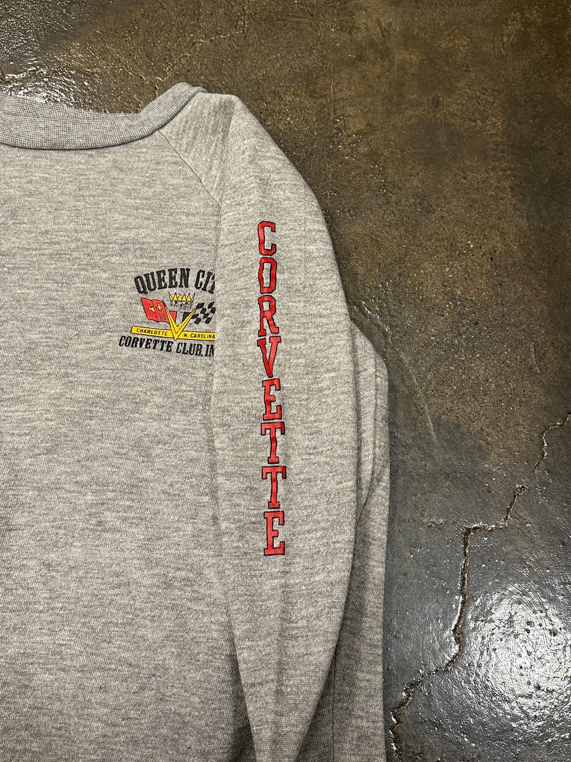 90s vintage printing sweatshirts XS 상품이미지4