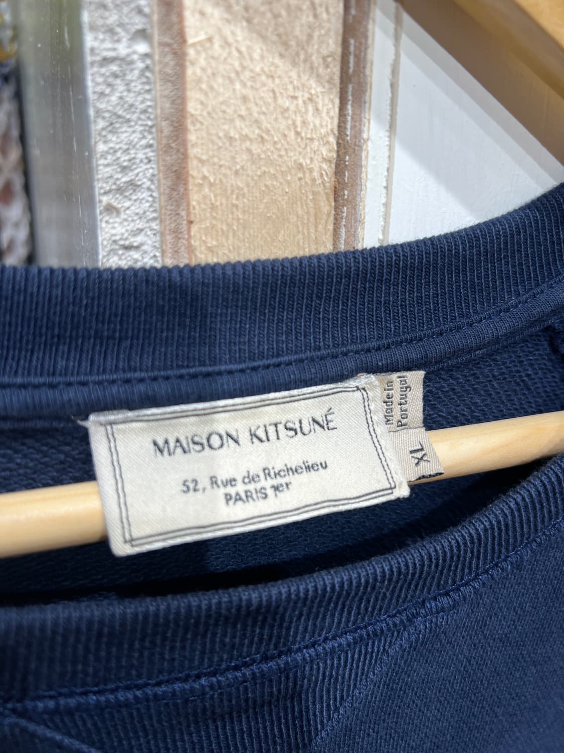 메종 키츠네 스펠로고 맨투맨 상품이미지3