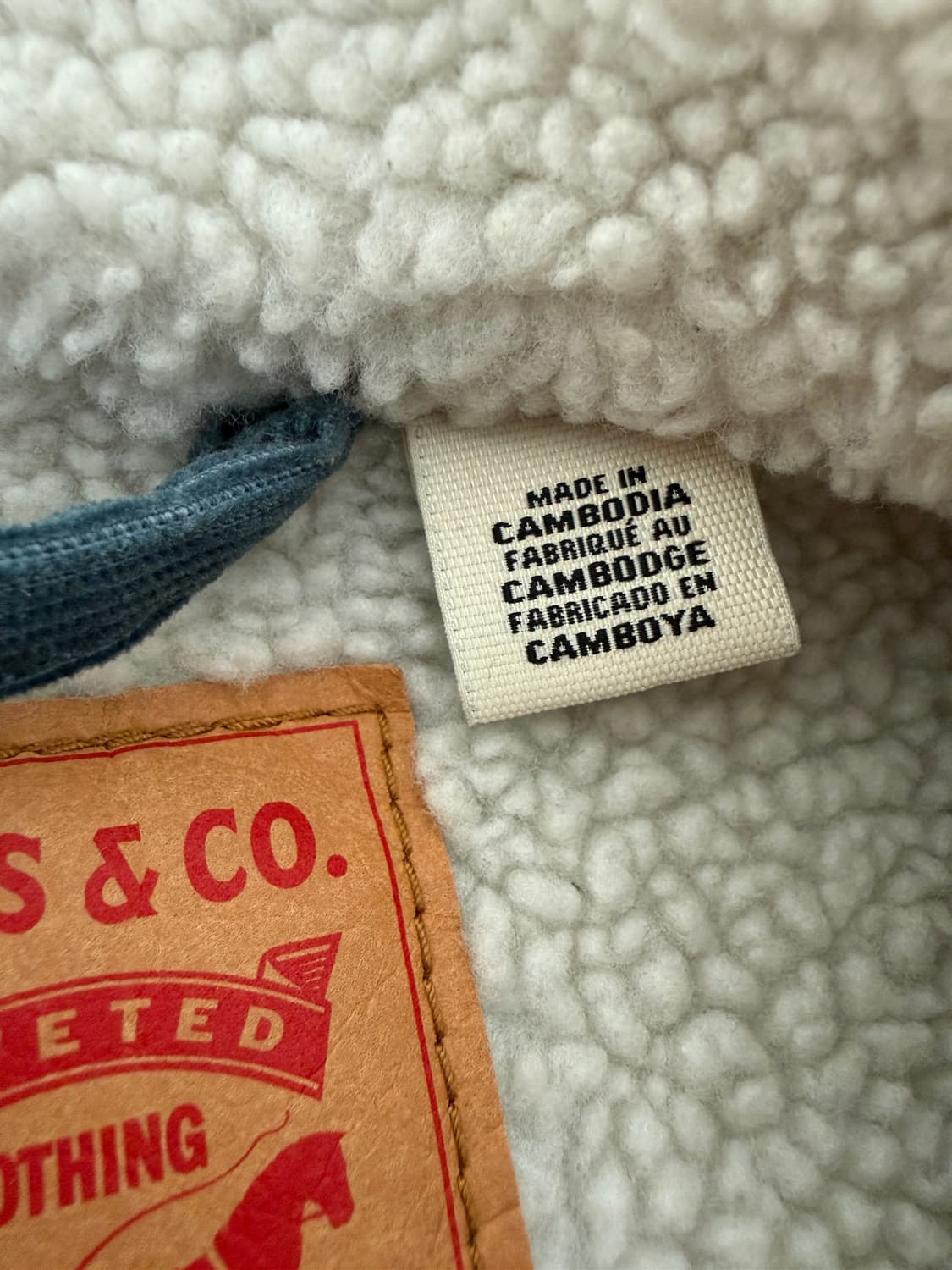 리바이스(Levi's) 코듀로이 쉐르파 자켓 상품이미지8