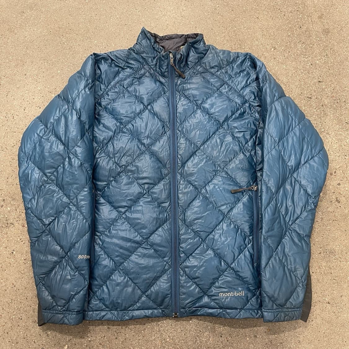 10s 몽벨 경량패딩 블루 상품이미지1