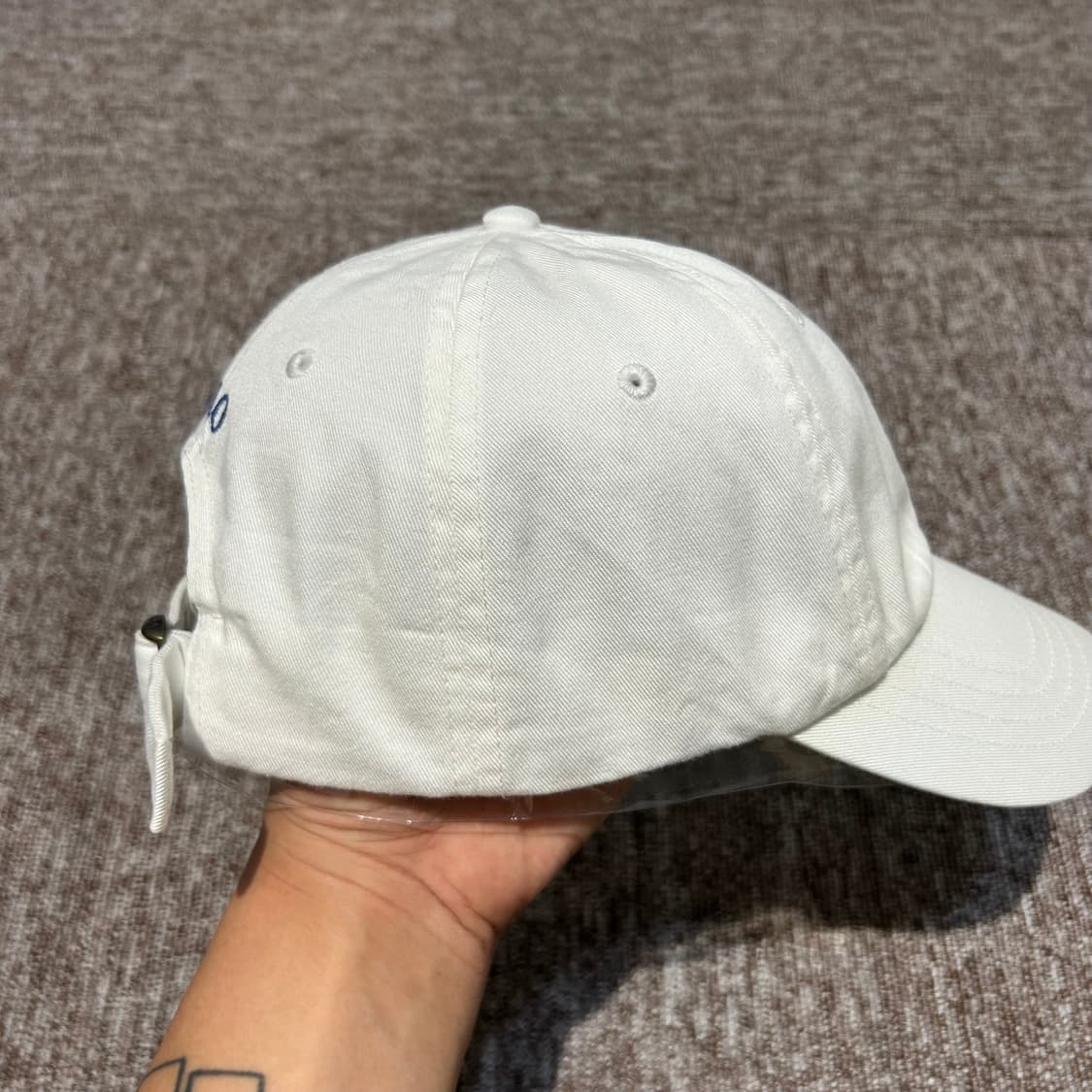 폴로 랄프로렌 화이트 볼캡 모자 상품이미지3