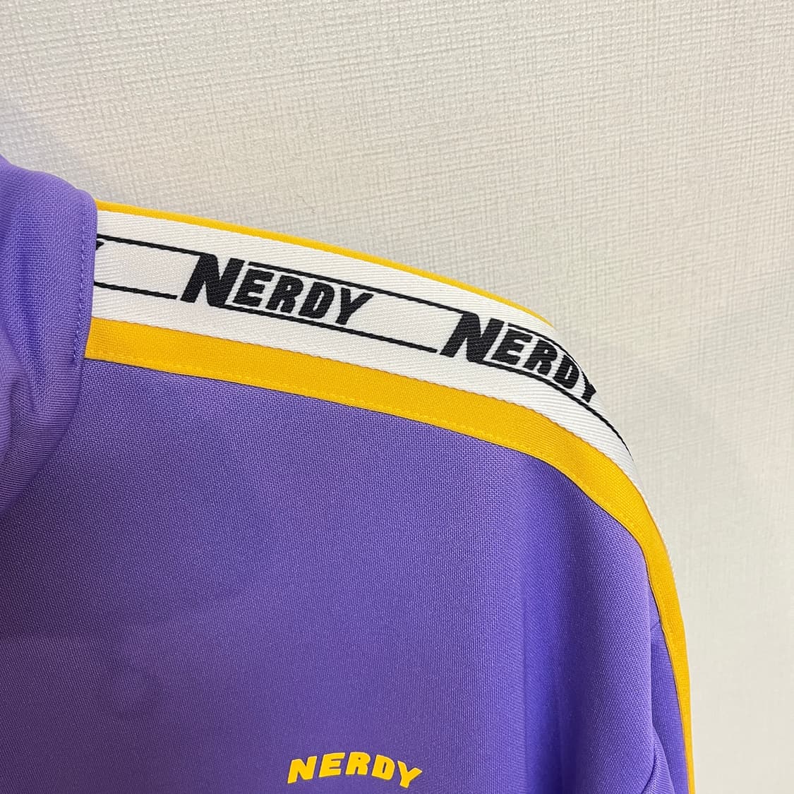 (M) 널디(NERDY) 퍼플 트랙탑 져지 재킷 상품이미지3