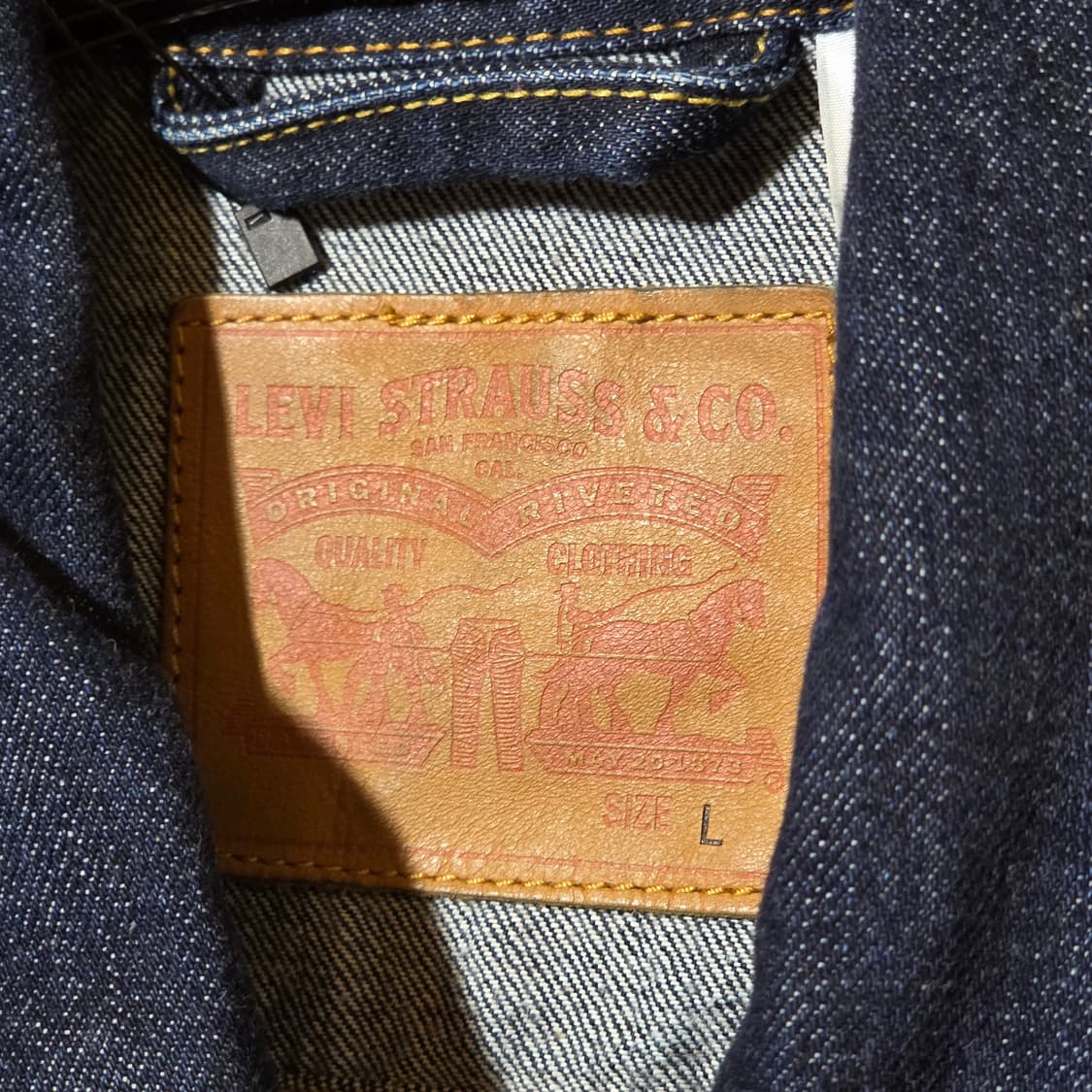 리바이스 블랭크탭 진청 데님 트러거 자켓 상품이미지9