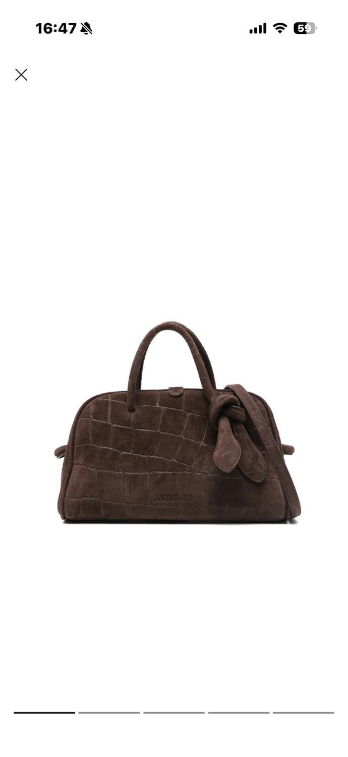 지크뮈스 투리스모 볼링백 스몰 다크 브라운 상품이미지3