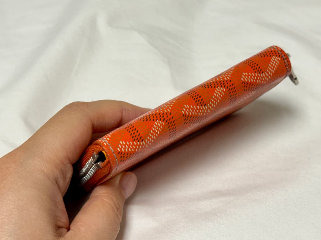 고야드 마티뇽 지퍼 카드지갑 미니 오렌지 판매합니다! 상품이미지7