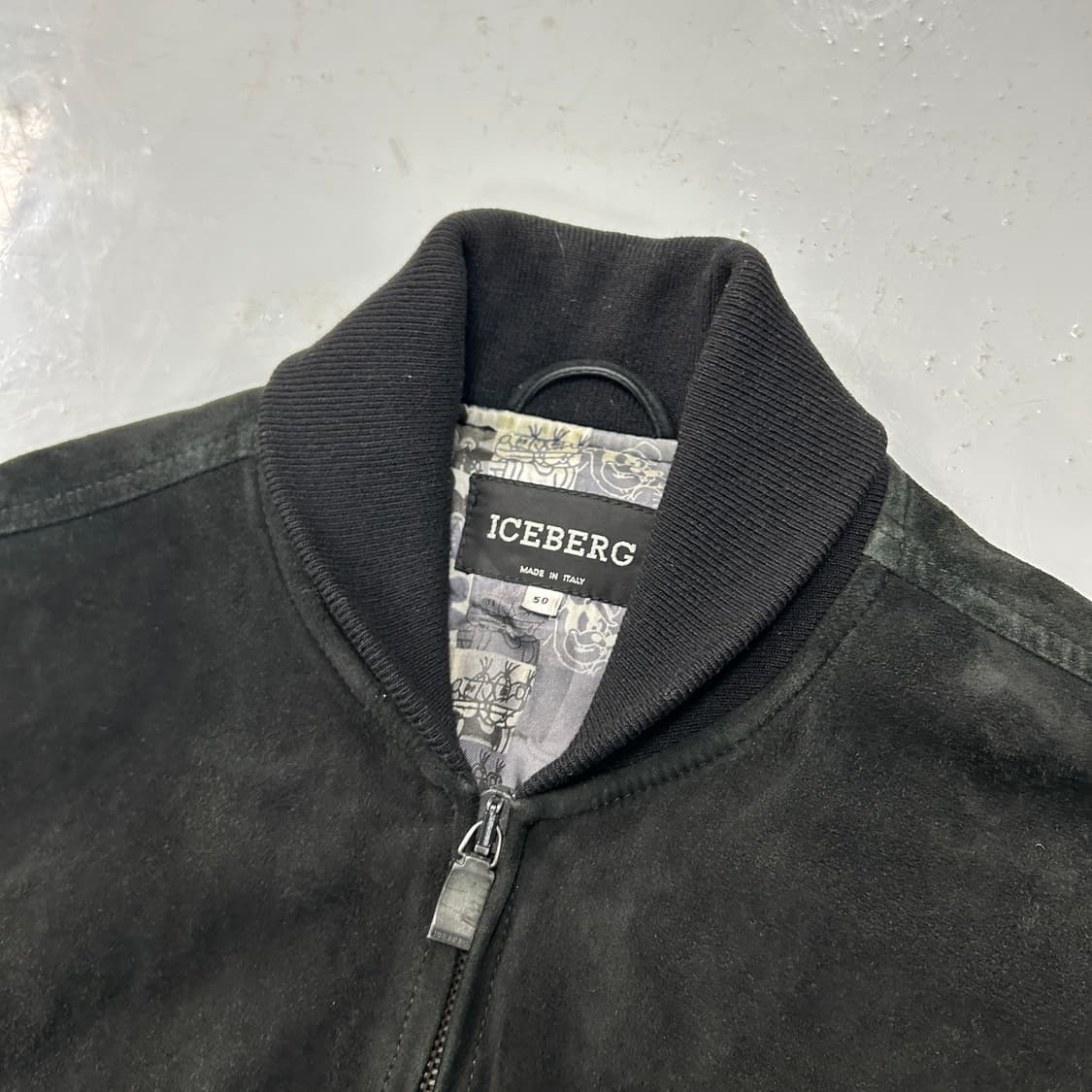 90’s ICEBERG 도널드덕 리얼 스웨이드 자켓  상품이미지9