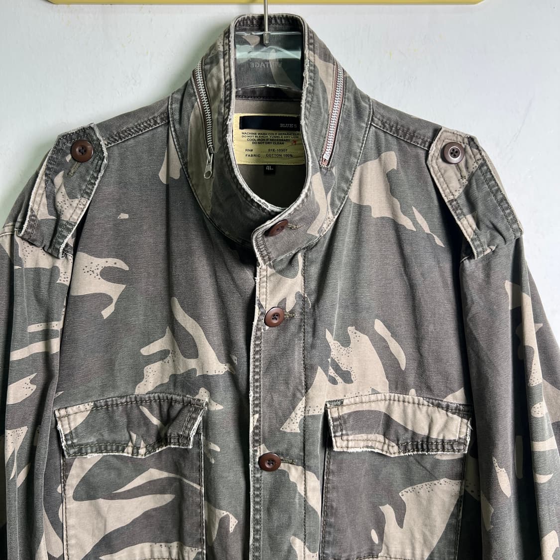 VTG 빈티지 어반 카모 M65 밀리터리 필드 자켓 3XL 상품이미지4