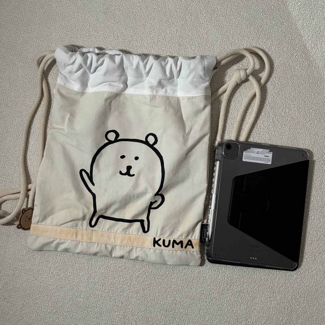 농담곰 담곰이 에코백 업사이클링 짐색 상품이미지2