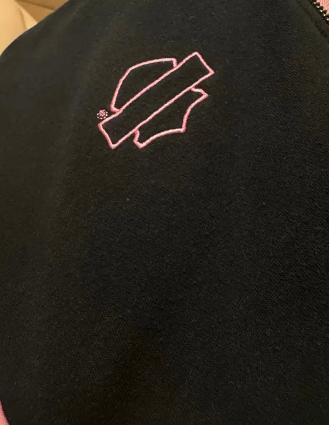 할리데이비슨 핑크 후드집업 상품이미지3