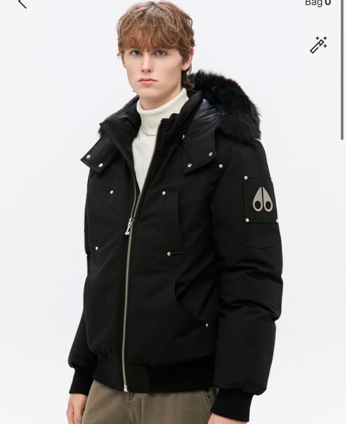 [정품] 무스너클 쓰리쿼터 패딩 / 세탁 필요 / 저렴하게 정리합니다 상품이미지1