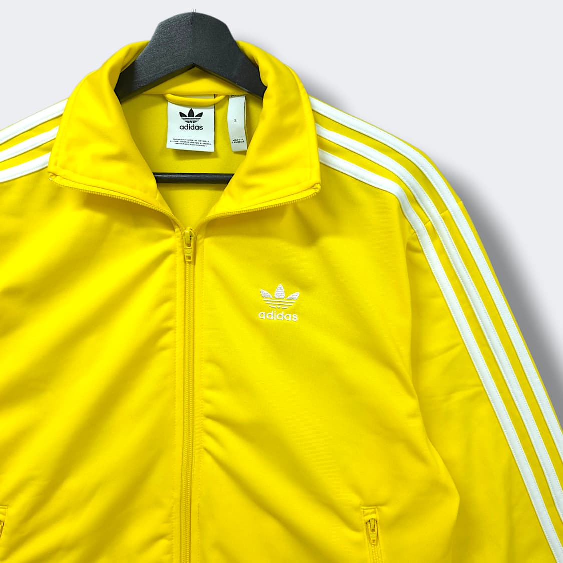 [S] 아디다스 옐로우&화이트 클래식 파이어버드 트랙탑 져지 상품이미지3