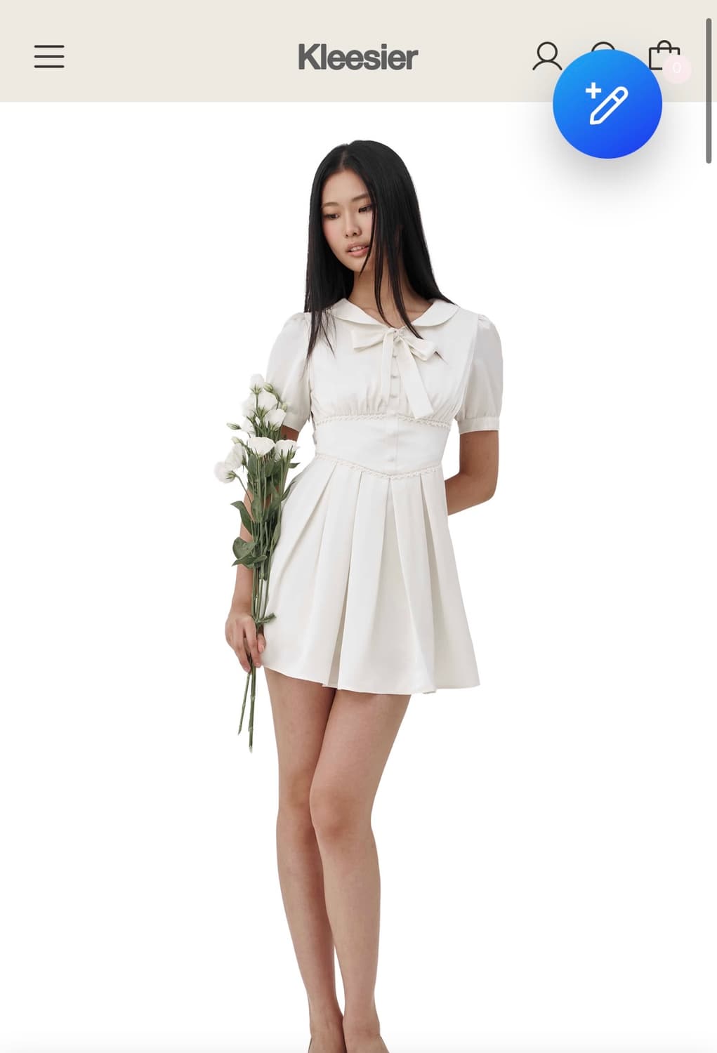 클리시어 엘라새틴드레스 상품이미지1