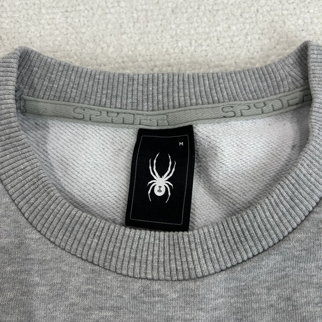 스파이더 그레이 맨투맨 티셔츠 m 상품이미지2