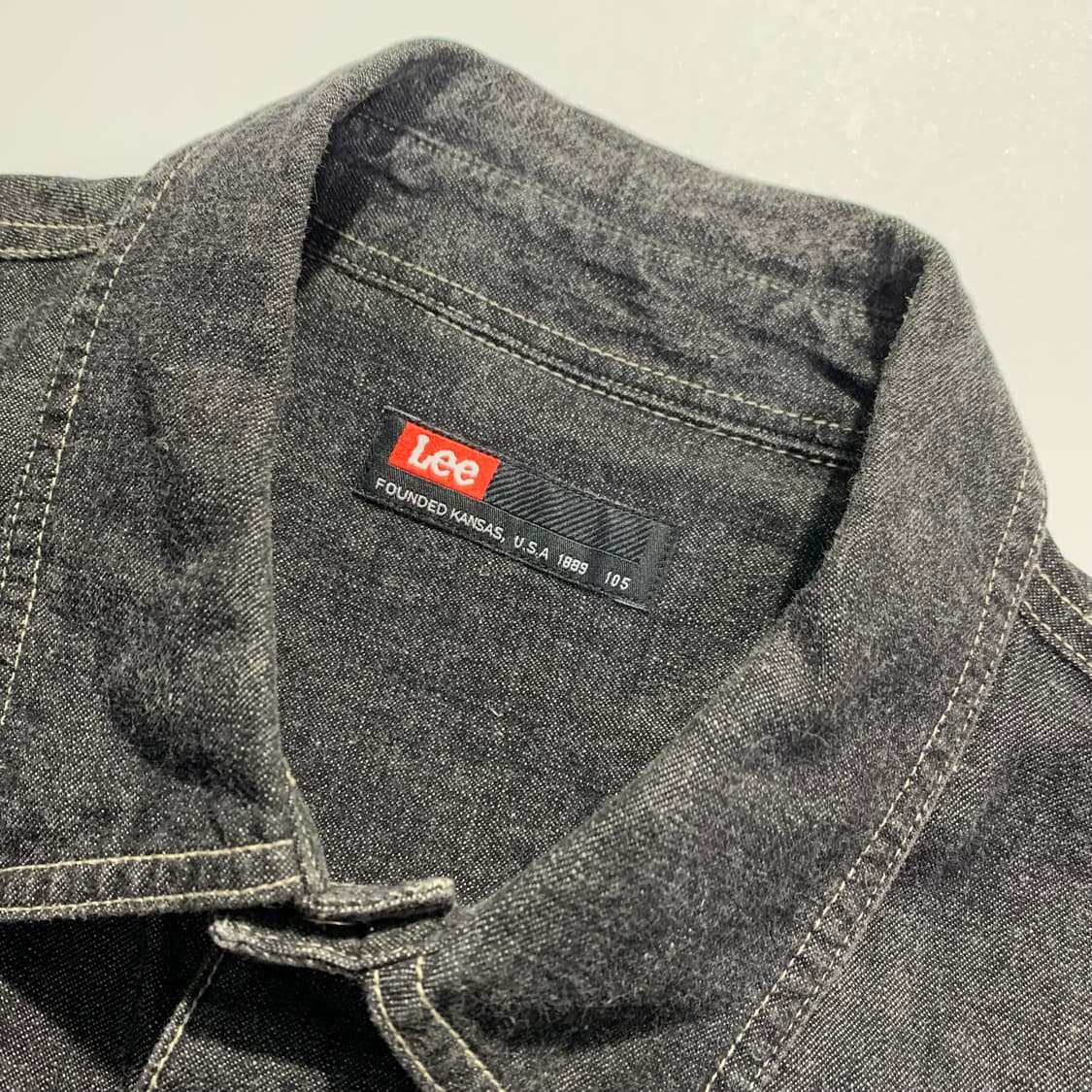 리 데님 셔츠 자켓 상품이미지4