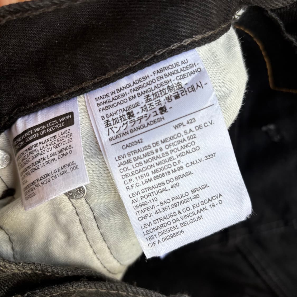 리바이스 517 블랙 부츠컷 상품이미지10