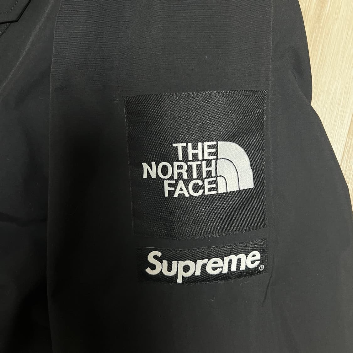 슈프림 x 노스페이스 카고 자켓 블랙 M 상품이미지8