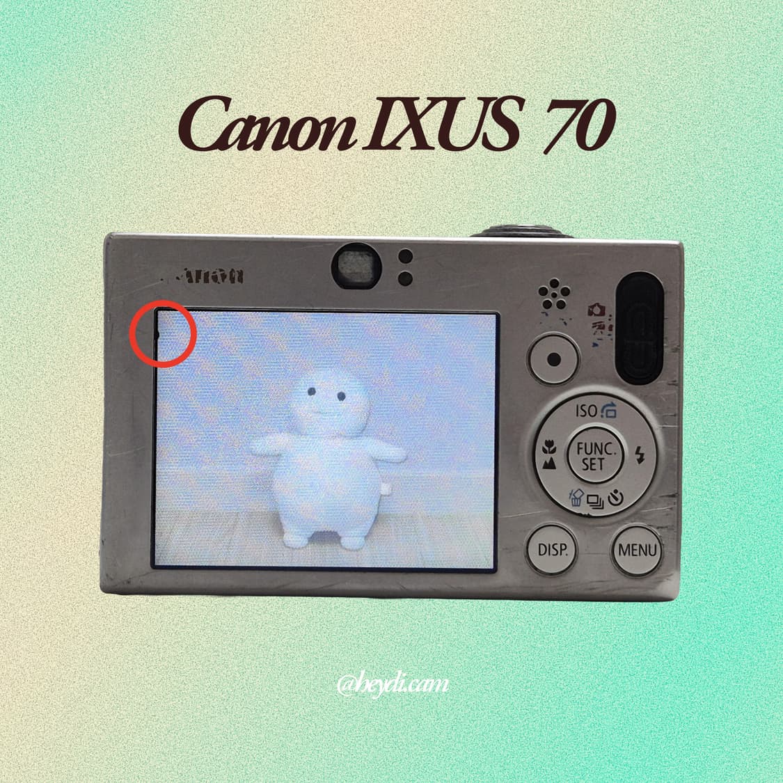 (강민경 아이브 리즈 은채) 캐논 ixus70(SD1000, IXY10) 상품이미지5