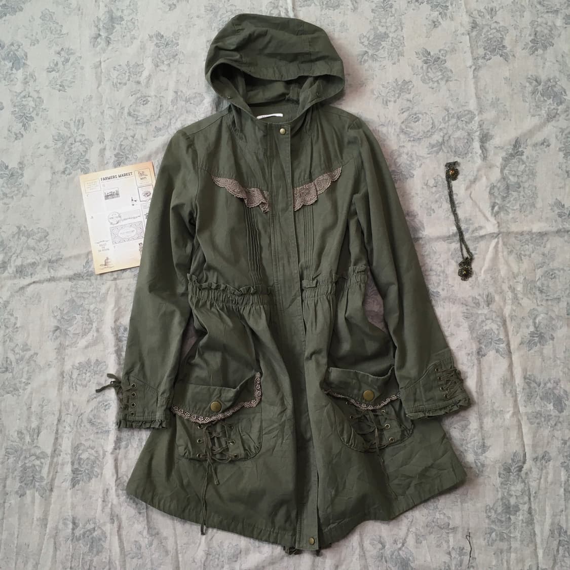 axes femme vintage military hooded parka 상품이미지1