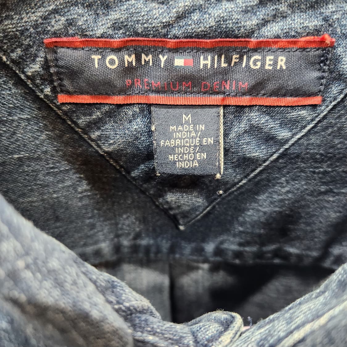 타미힐피거 투포켓 데님 셔츠 M(L) 상품이미지5