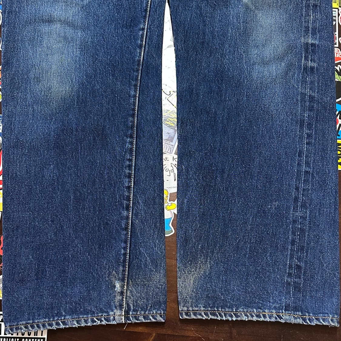 9~00s USA LVC 555 발렌시아 501XX 셀비지 진 34 상품이미지6