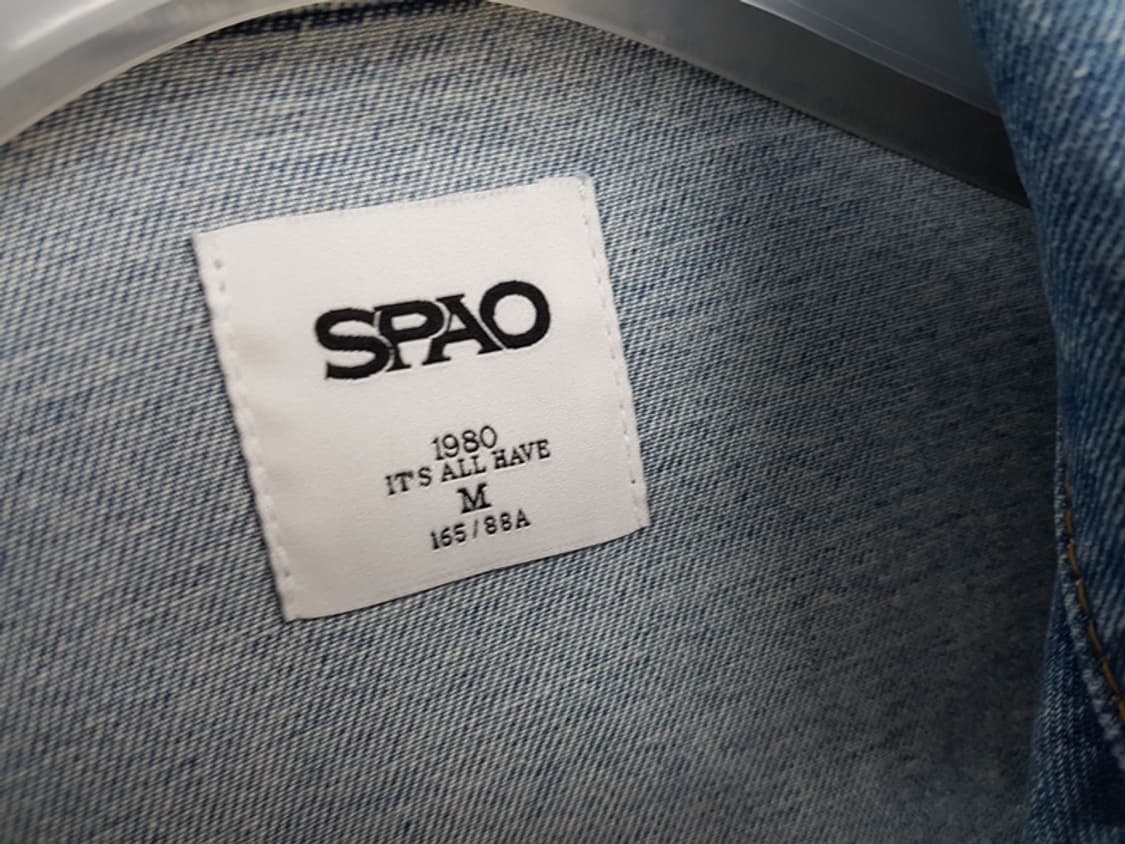 스파오 데님 자켓 M 66 (오버핏 청자켓) 상품이미지3