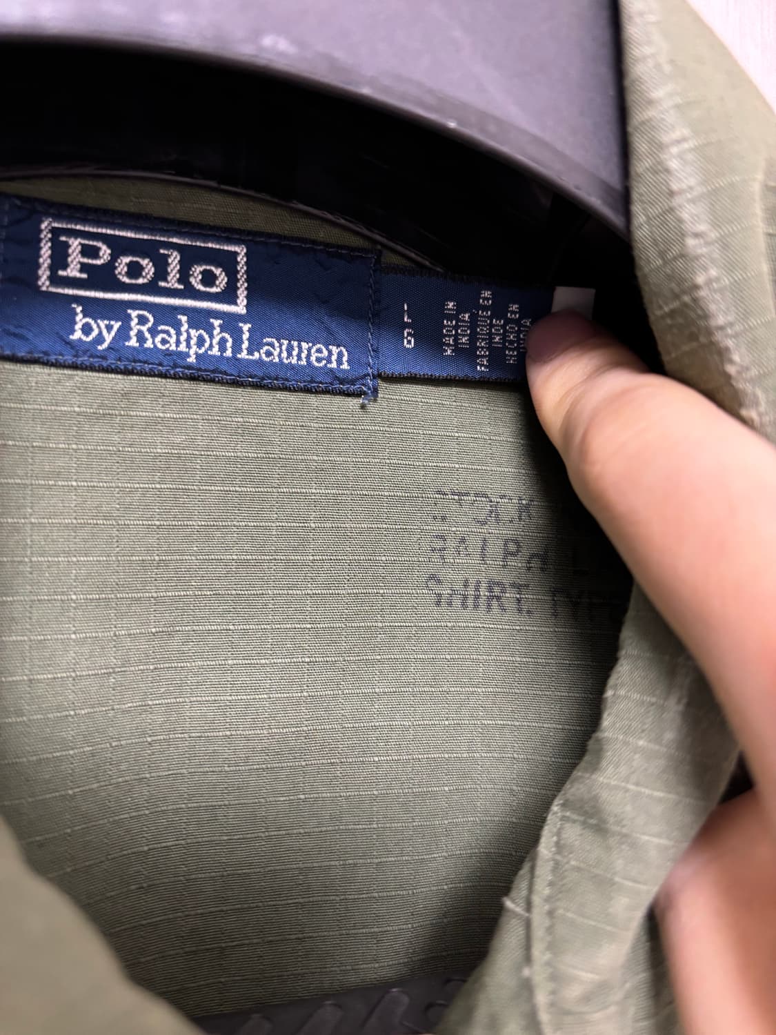 폴로 랄프로렌 디스트레스트 립스탑 정글 퍼티그 자켓(L) 상품이미지6