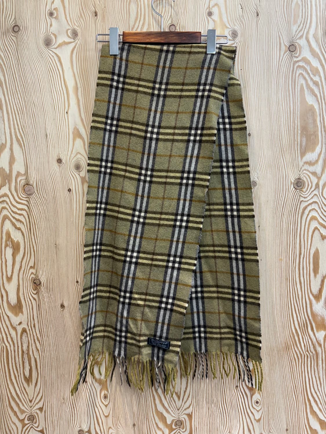 버버리 캐시미어 체크 머플러 상품이미지1