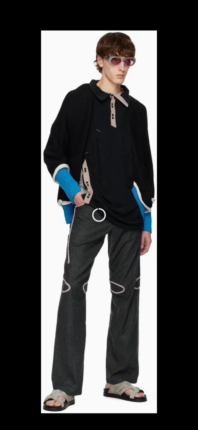 키코 코스타디노스 아이블리쉬 가디건 블루블랙 50 상품이미지5