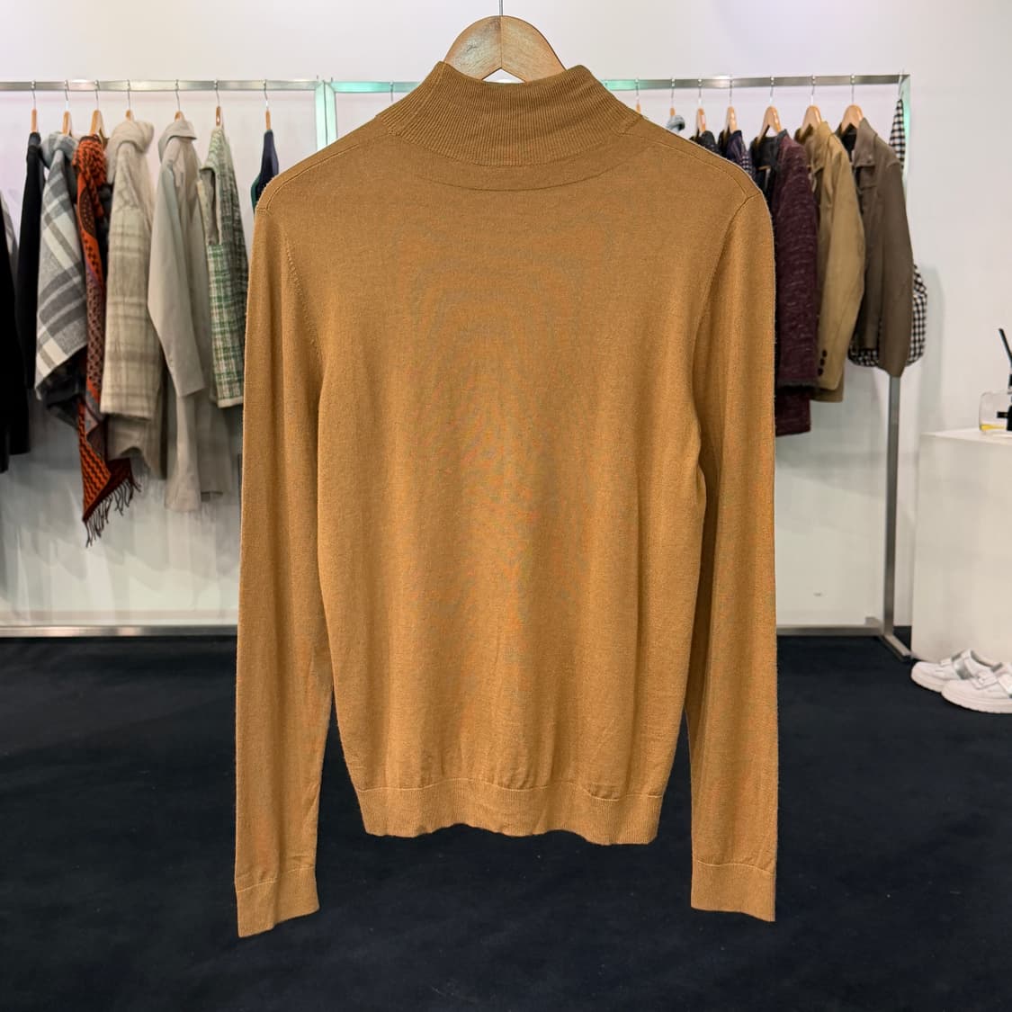 [M] 휴고보스 슬림핏 터틀넥 니트 스웨터  상품이미지2