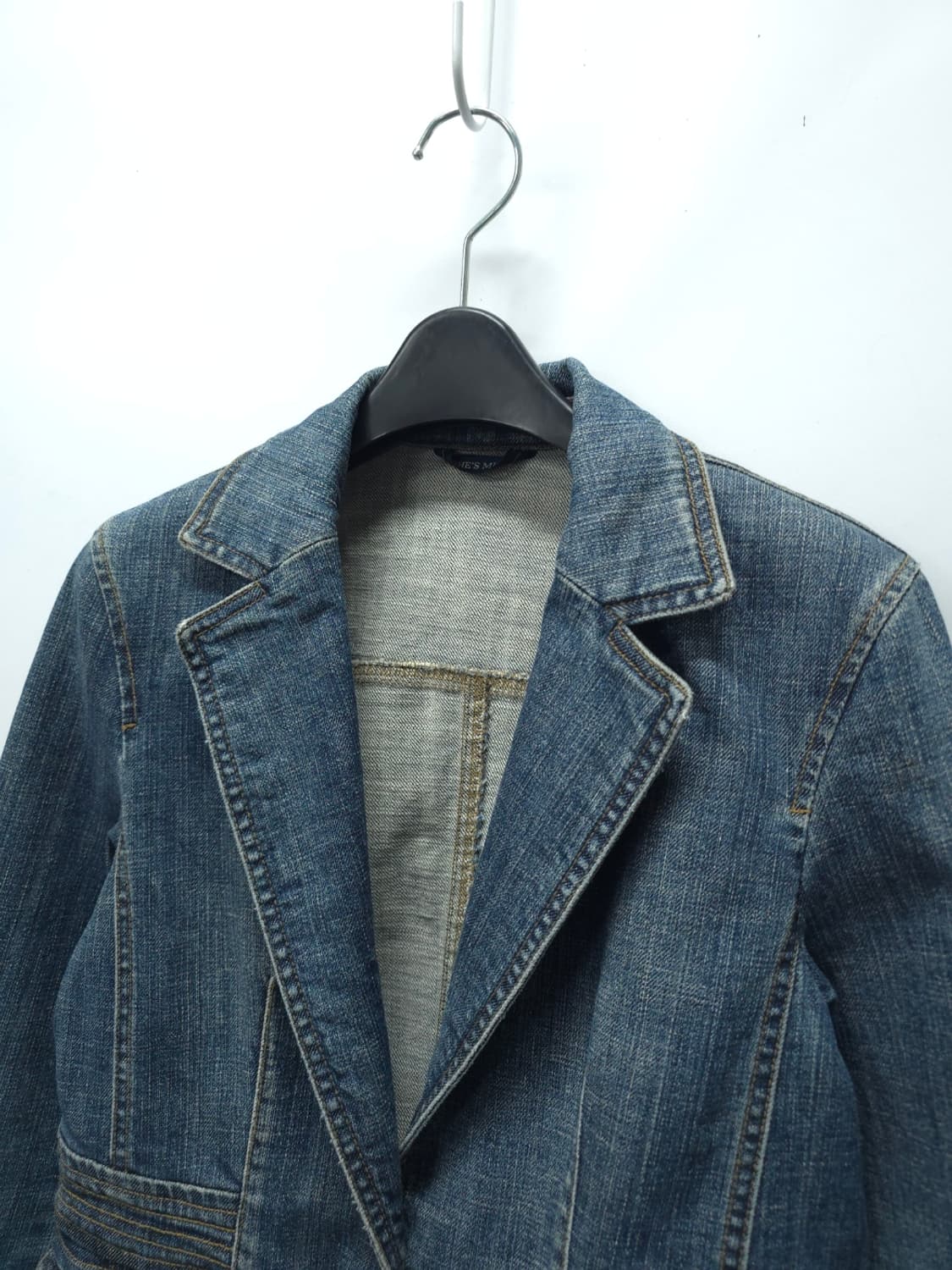 핏 예쁜 쉬즈미스 스판 데님 블레이저 레트로 자켓(55) 상품이미지2