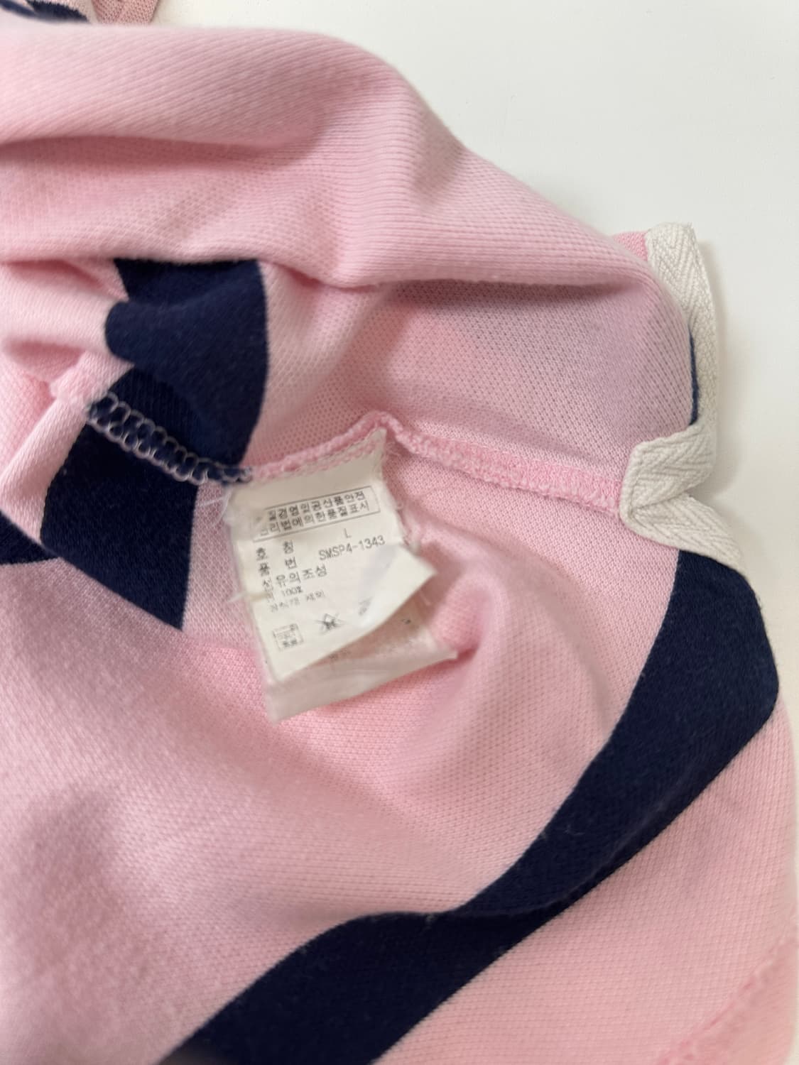 폴로 랄프로렌 핑크 럭비셔츠 반팔 상품이미지5