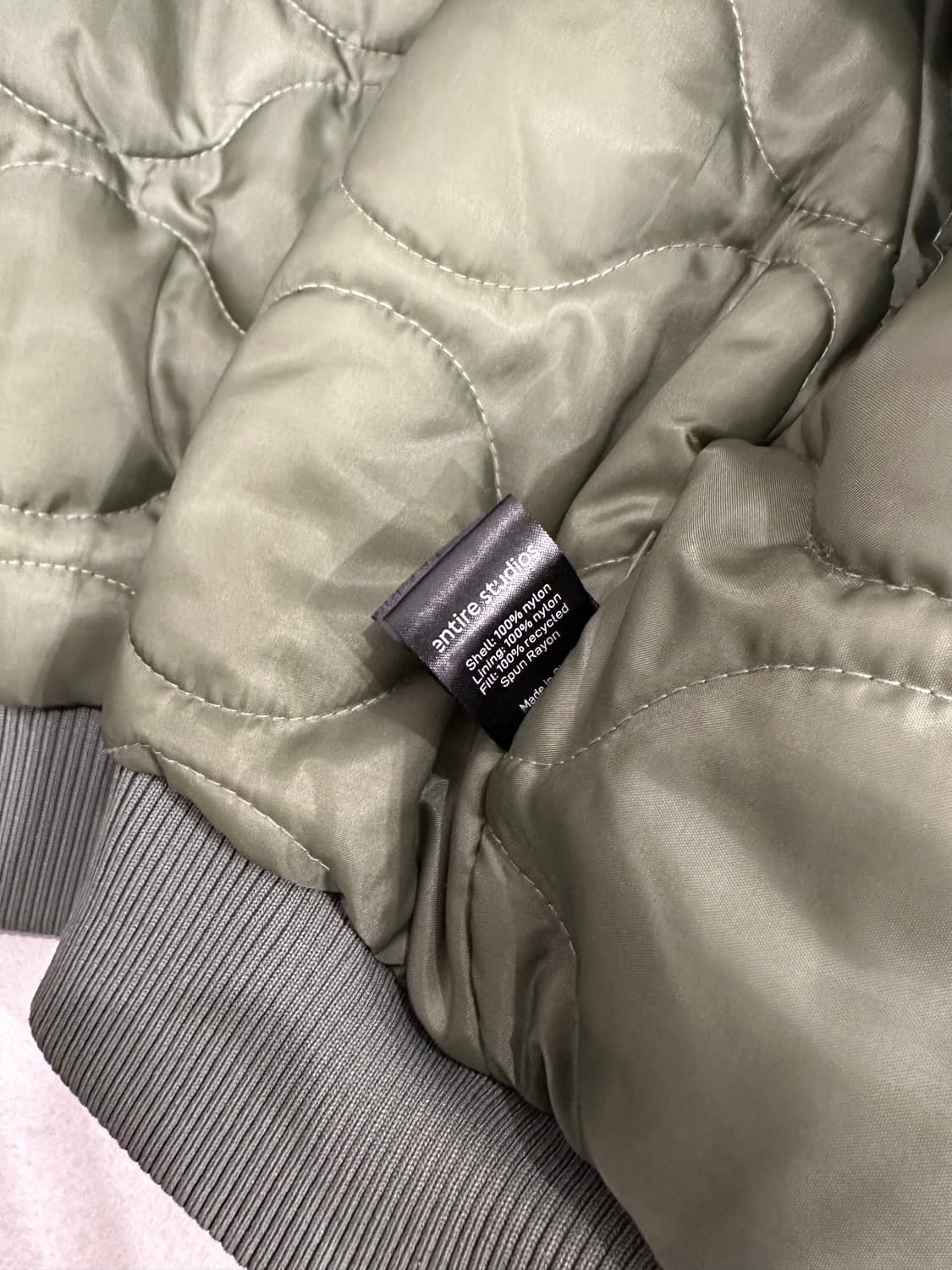 [M] 엔타이어 스튜디오 A2 봄버자켓  상품이미지6