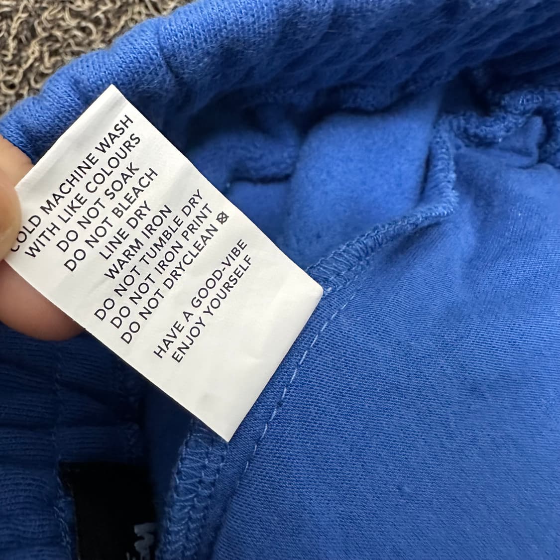 Stussy 스투시 공용 와이드 트레이닝복 운동복 팬츠 바지 블루 상품이미지10