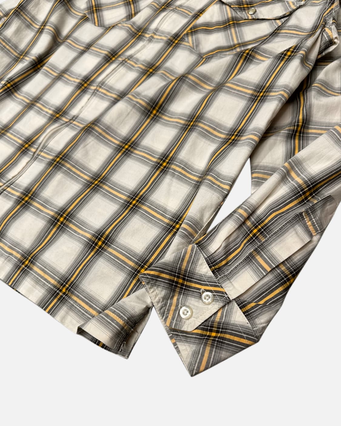 western check zip-up shirt 상품이미지3