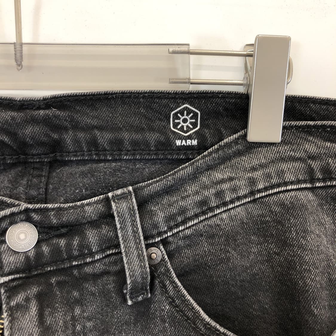 리바이스 541 흑청 데님진 34 인치 상품이미지2