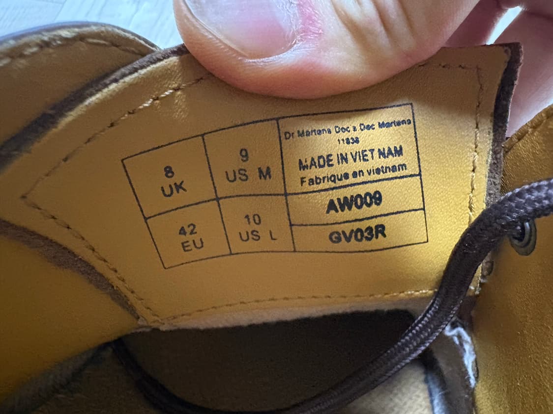 닥터마틴 1461 3홀 크레이지홀스 270 상품이미지7