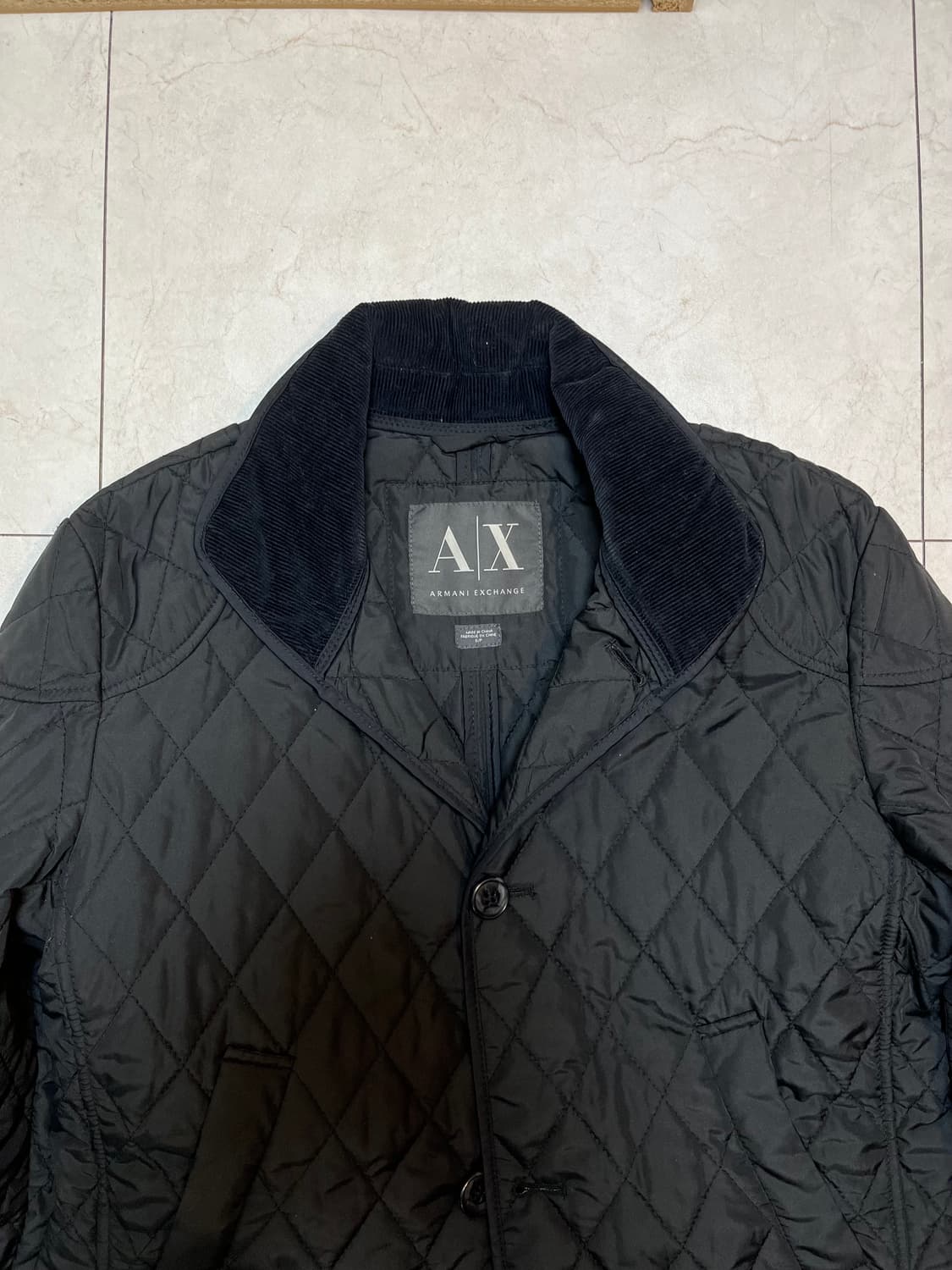 아르마니 익스체인지 퀼팅 코듀로이 자켓 S 상품이미지2