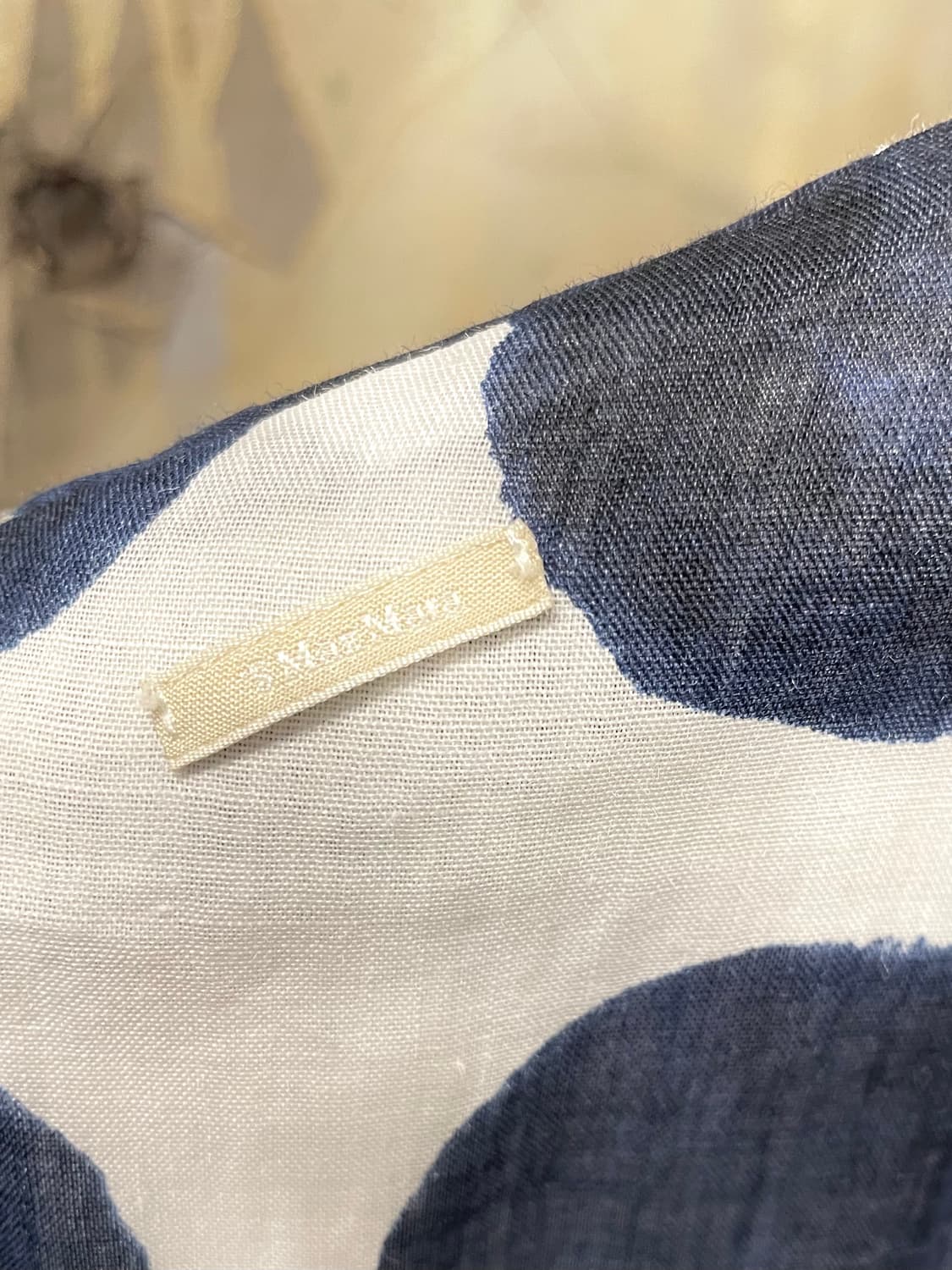 신형)) S MAX MARA 모시 100% 민소매 블라우스 55~55반 상품이미지6
