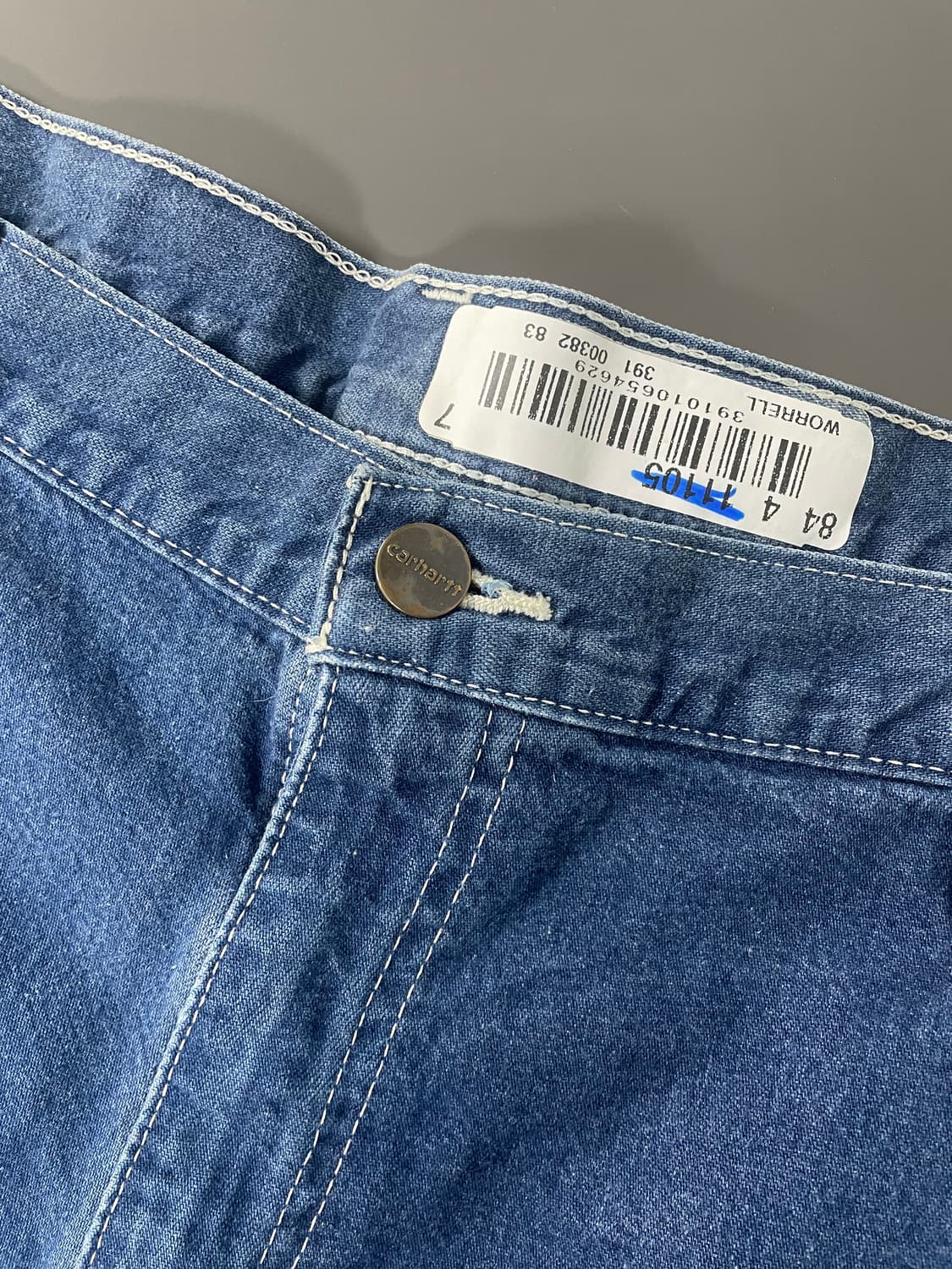 [38] 칼하트 Dungaree Fit 데님 카펜더 팬츠 상품이미지9