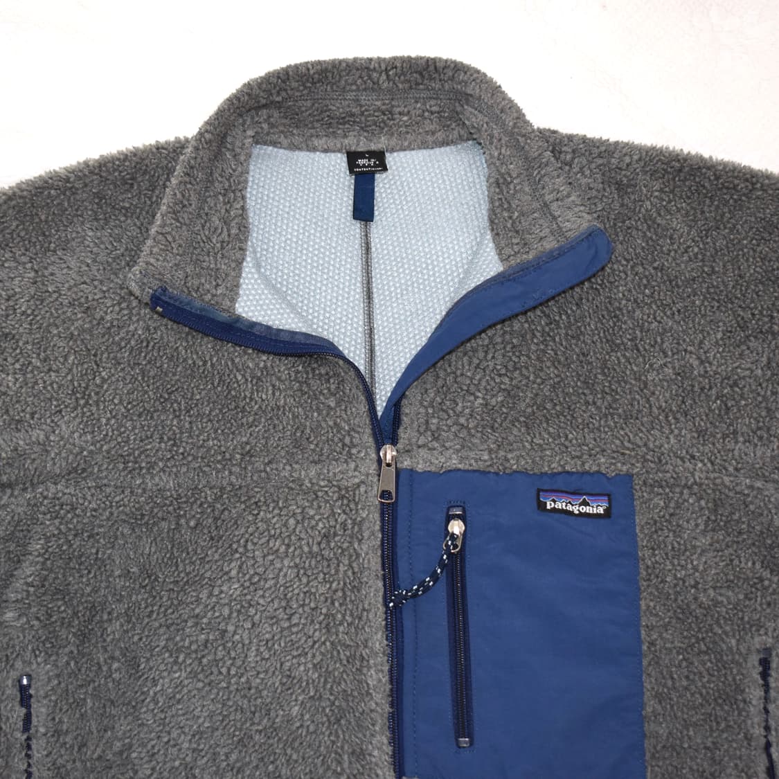 00s 파타고니아 레트로-X 그레이/블루 USA 상품이미지2