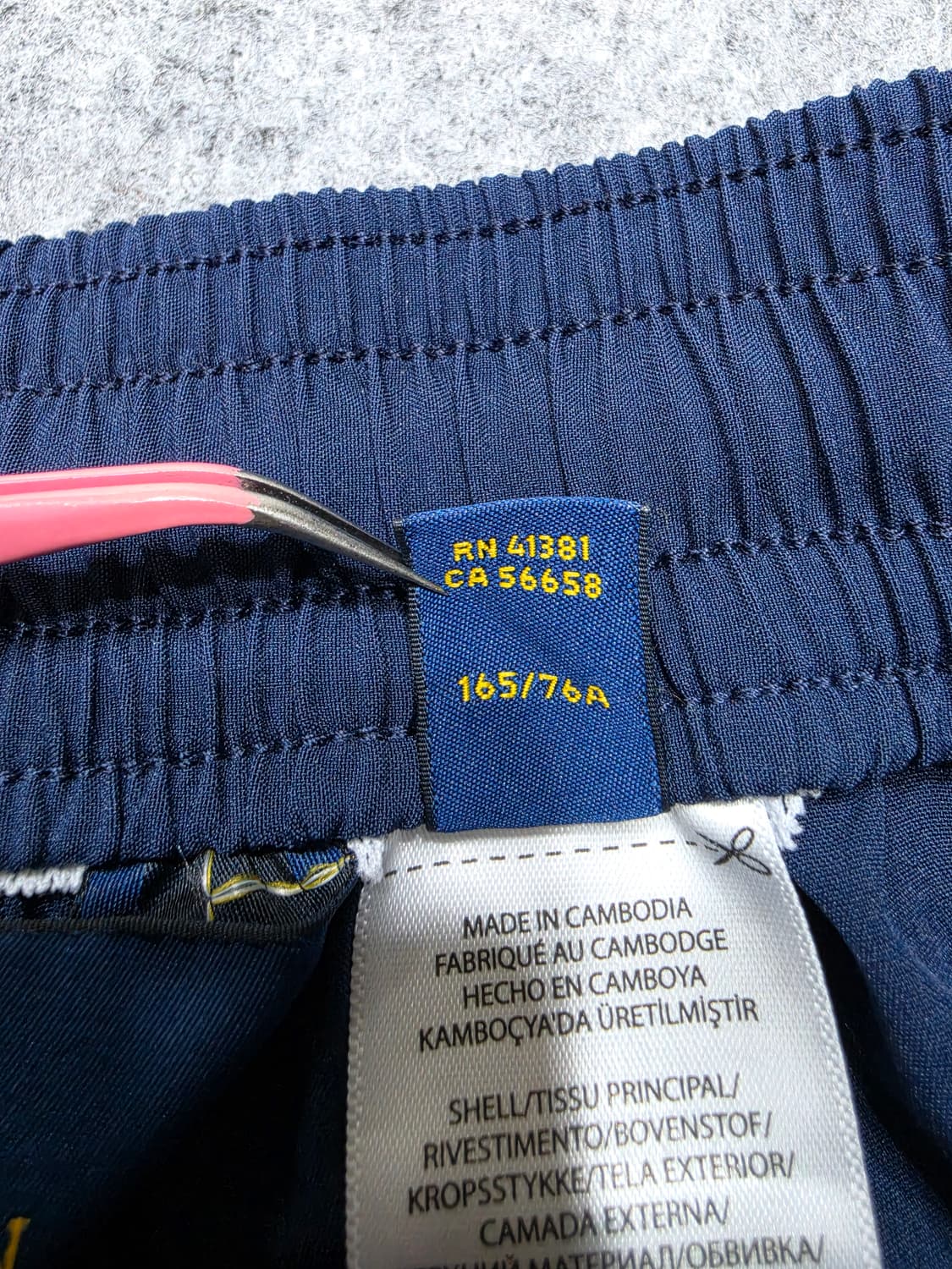 폴로 랄프로렌 멀티자수 수윔 쇼츠 수영 반바지 XS 상품이미지7