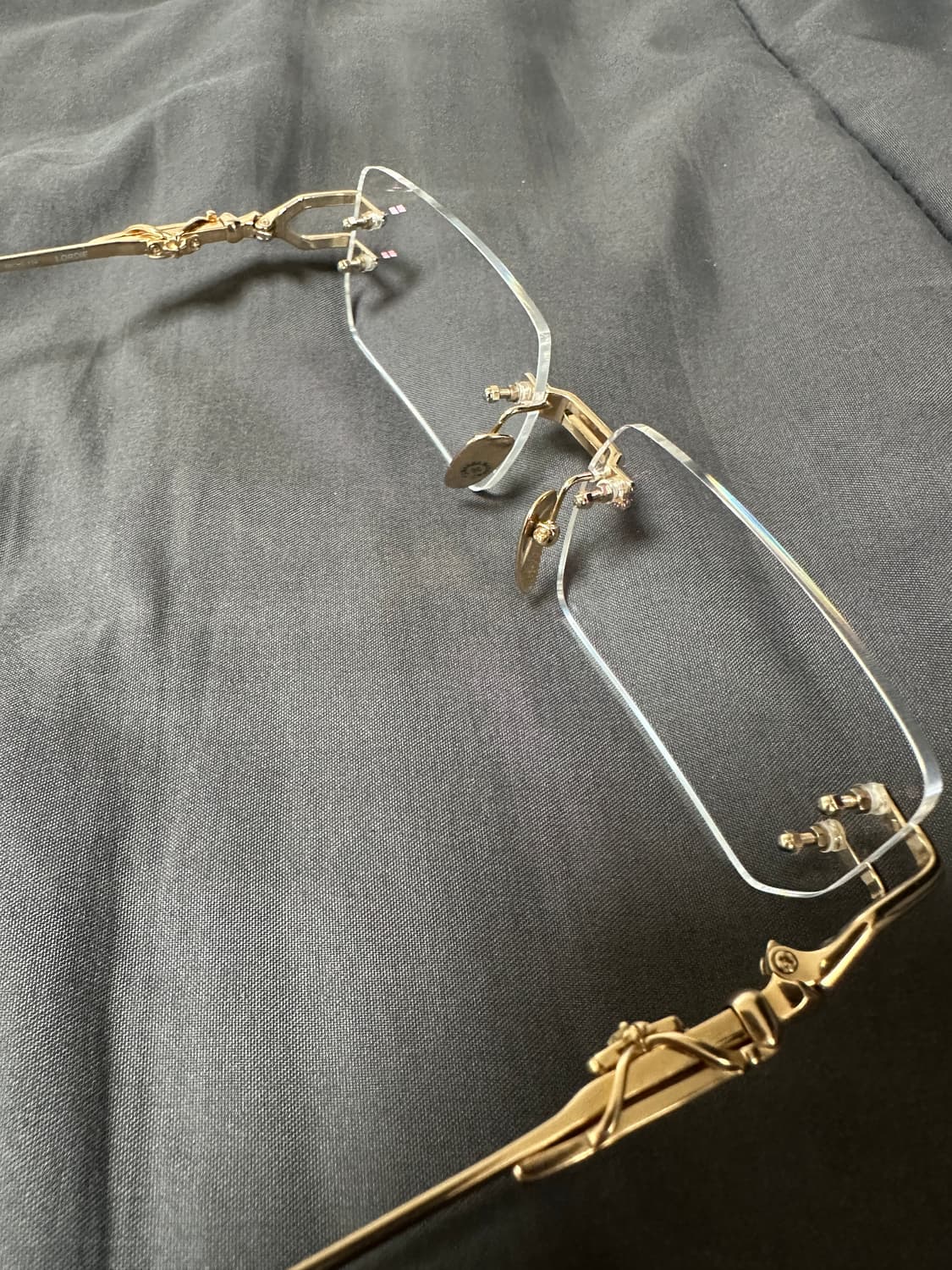 크롬하츠 안경 무테 로디 골드 렌즈 2종 상품이미지1