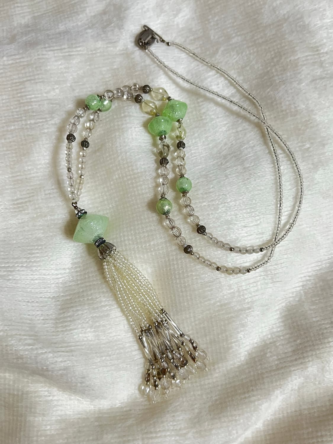 오리엔탈 동양풍 에스닉 그린 목걸이 상품이미지2