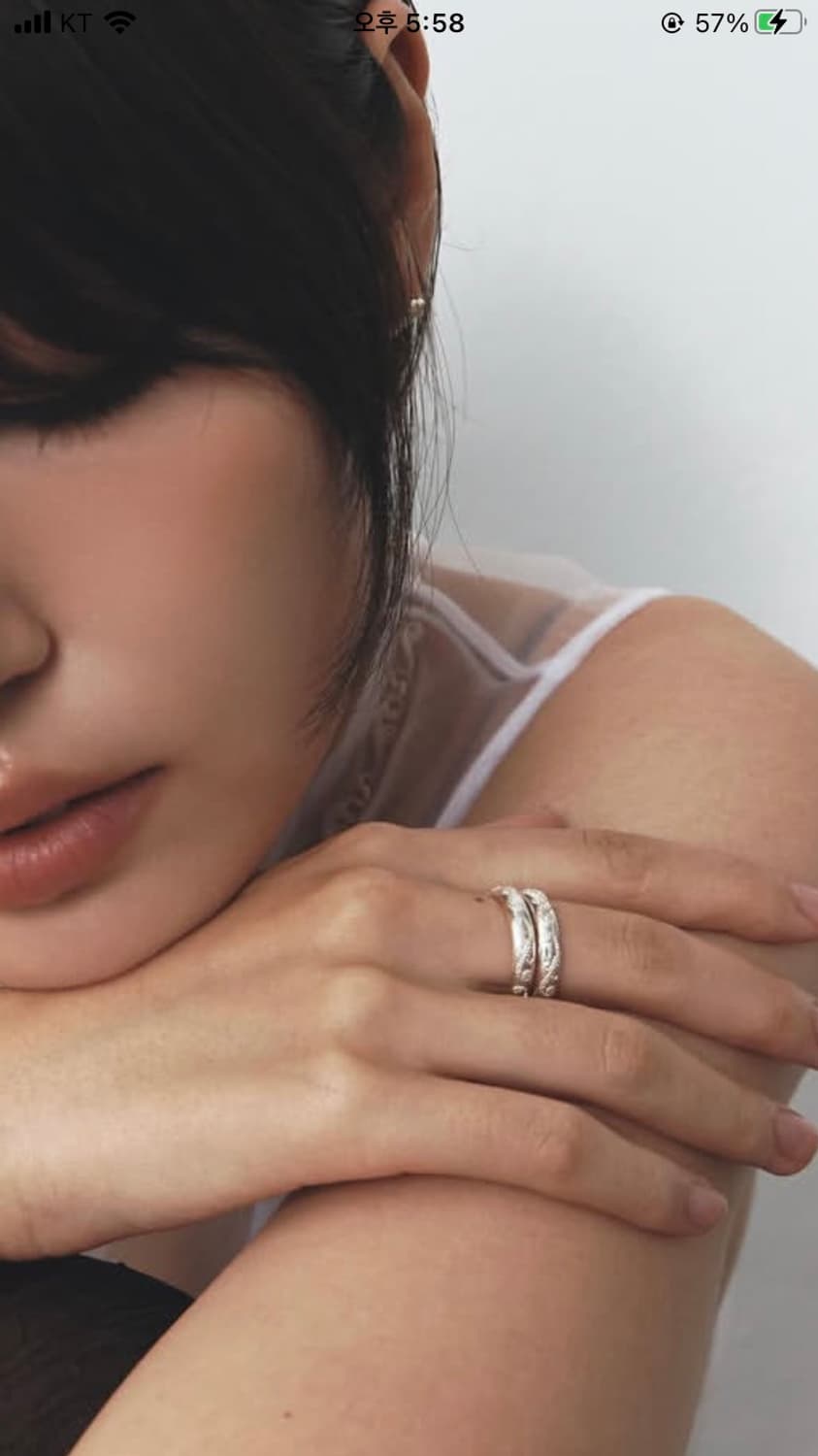 Fillow 925실버 반지 2개 상품이미지3