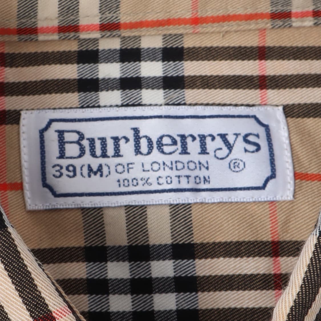 버버리 베이지 노바체크 클래식 셔츠 상품이미지7