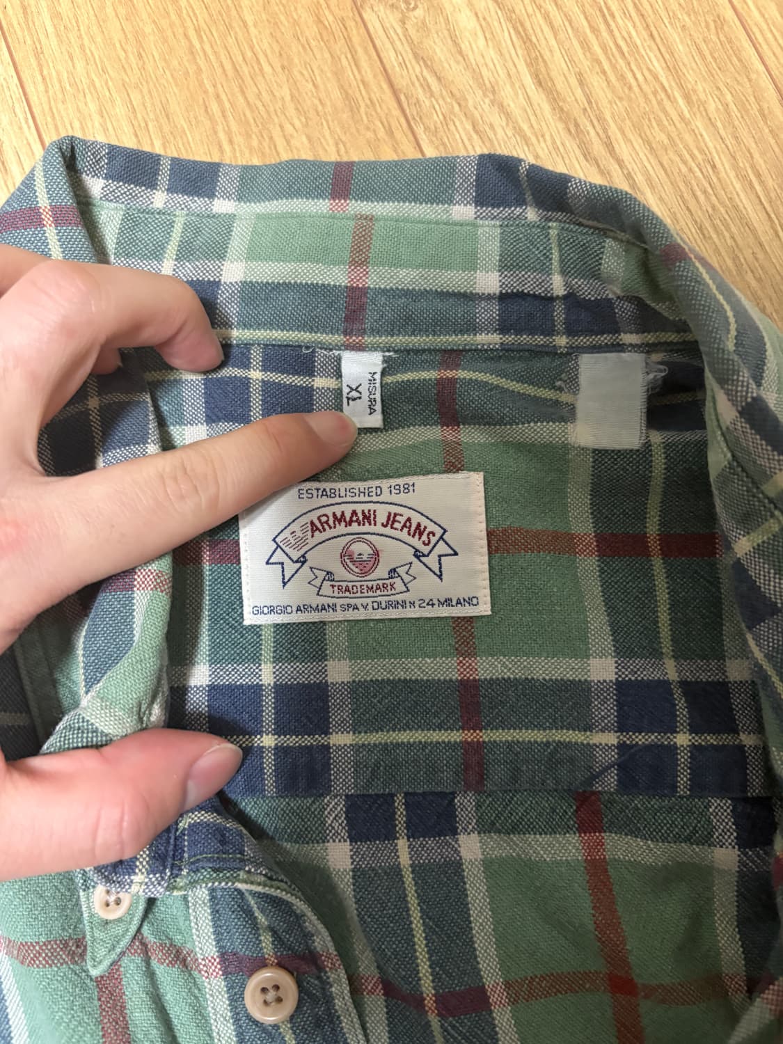 아르마니 셔츠 xl 상품이미지2
